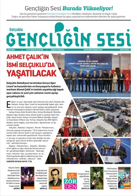 Gençliğin Sesi Ekim Sayısı