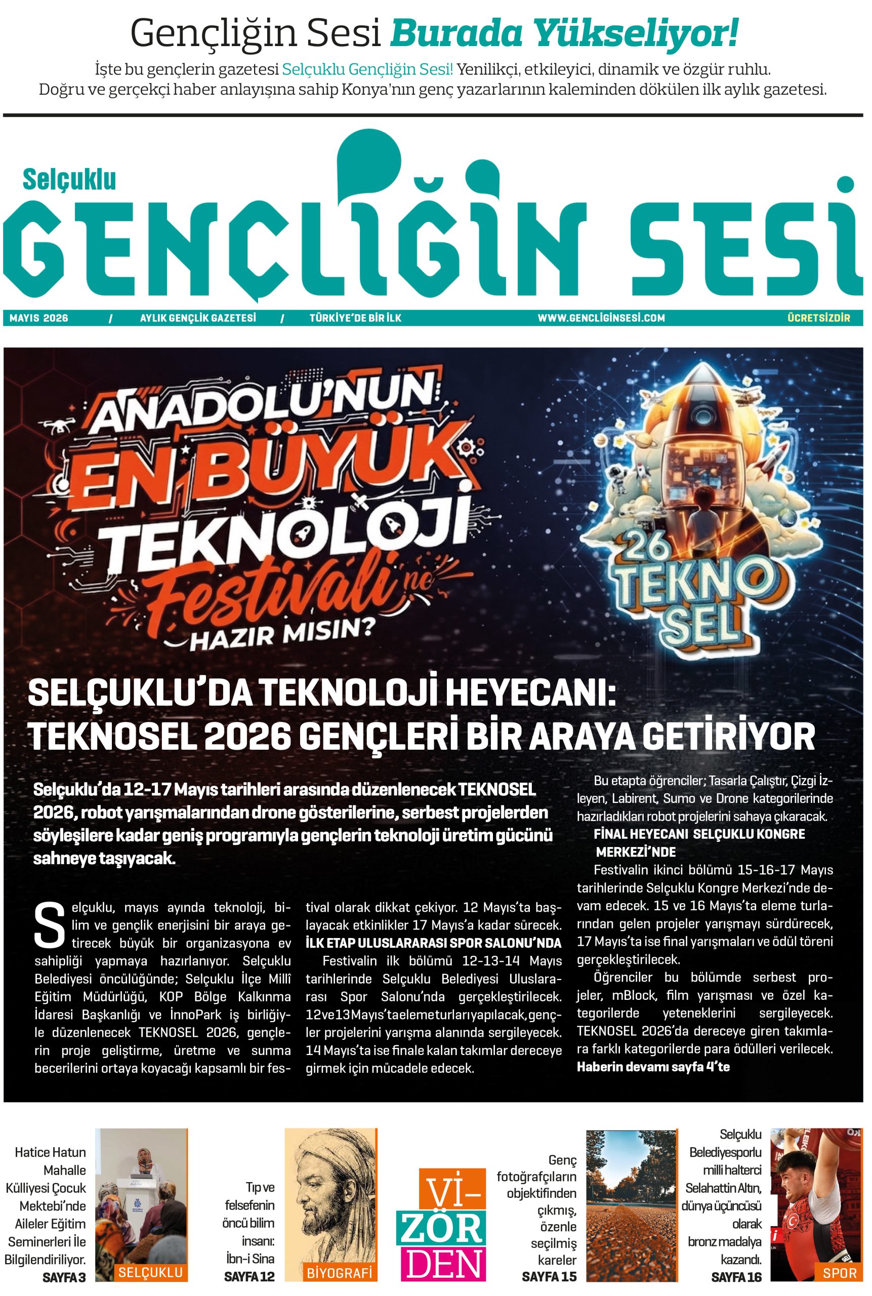 Gençliğin Sesi Mayıs Sayısı