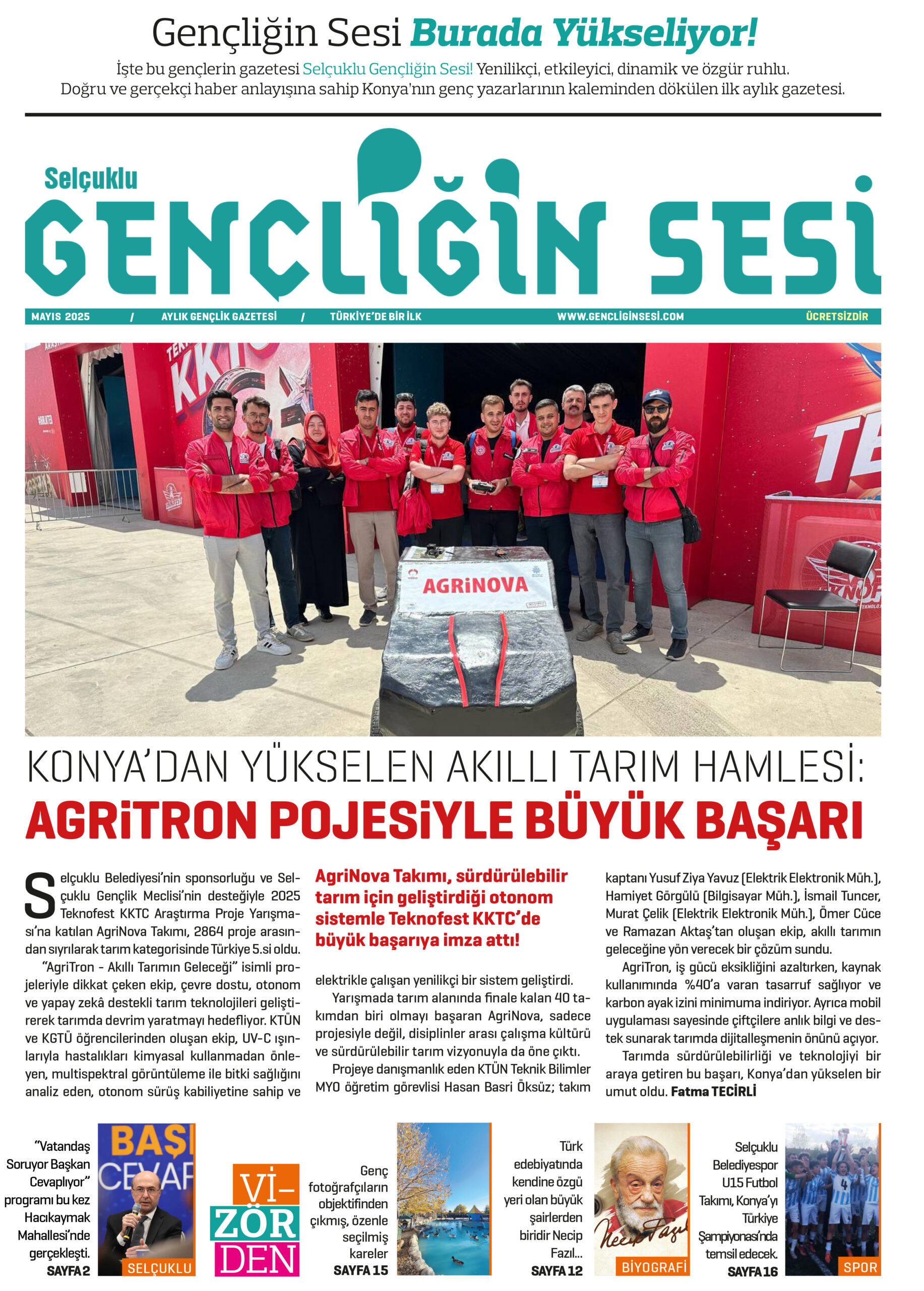 Gençliğin Sesi Mayıs Sayısı