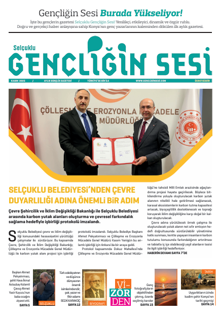 Gençliğin Sesi Kasım Sayısı