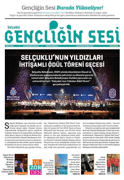 Gençliğin Sesi Nisan Sayısı