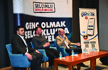 AHMET PEKYATIRMACI SELÇUKLU GENÇLİK MECLİSİ ÜYESİ GENÇLERLE SÖYLEŞİ ETKİNLİĞİNDE