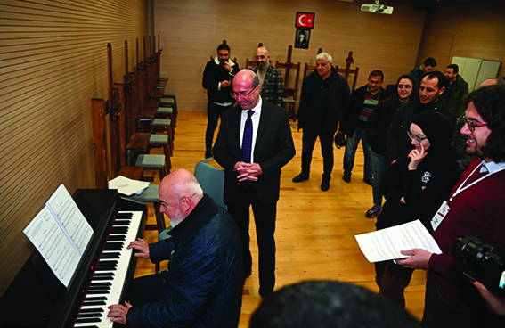 SELÇUKLU SANAT AKADEMİSİ  BASIN MENSUPLARINI AĞIRLADI