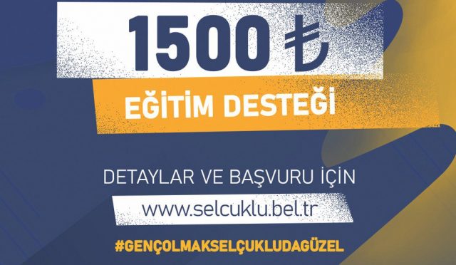 SELÇUKLU BELEDİYESİ’NDEN 12. SINIF ÖĞRENCİLERİNE EĞİTİM DESTEĞİ