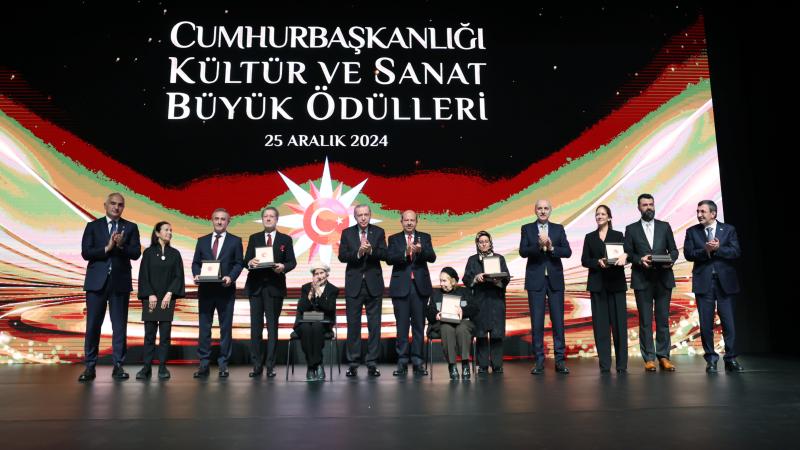 2024 CUMHURBAŞKANLIĞI KÜLTÜR VE SANAT BÜYÜK ÖDÜLLERİ SAHİPLERİNİ BULDU