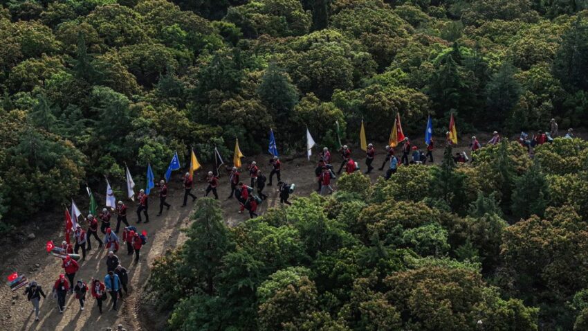 ÇANAKKALE’DE DESTANLAŞAN 57. ALAY’IN KAHRAMANLARI, MUHAREBELERİN ANILDI
