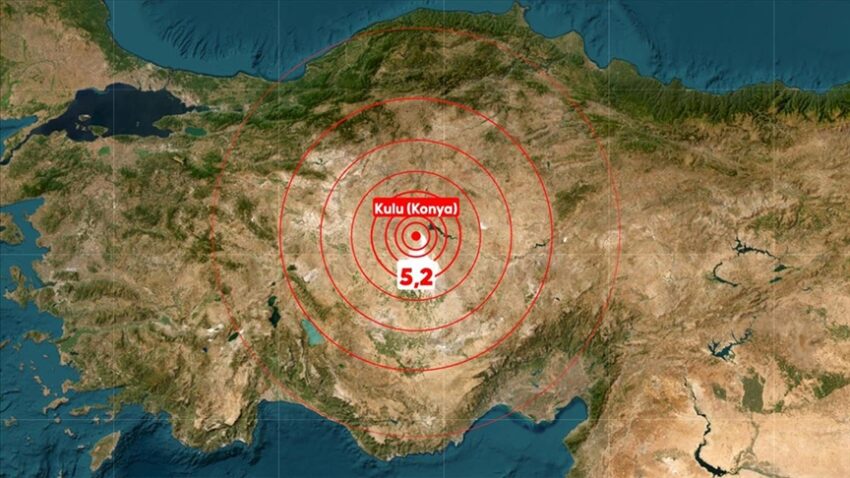 KONYA’NIN KULU İLÇESİNDE 5.2 BÜYÜKLÜĞÜNDE DEPREM MEYDANA GELDİ