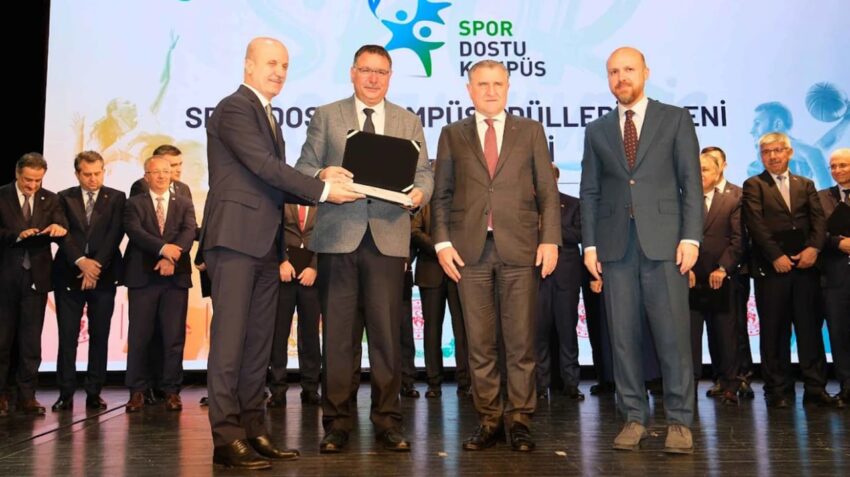 SELÇUK ÜNİVERSİTESİ’NE “SPOR DOSTU KAMPÜS” ÖDÜLÜ