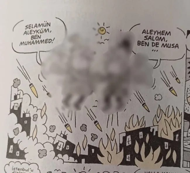 DİNİ DEĞERLERİ AŞAĞILAYAN KARİKATÜRE İLİŞKİN 3 KİŞİ GÖZALTINA ALINDI