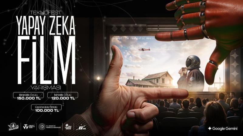 TEKNOFEST YAPAY ZEKÂ FİLM YARIŞMASI BAŞVURULARI BAŞLADI