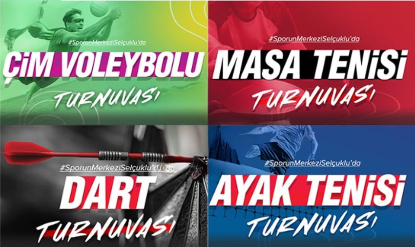 SELÇUKLU BELEDİYESİNDEN SPOR DOLU YAZ: DÖRT FARKLI TURNUVA SPORSEVERLERİ BEKLİYOR