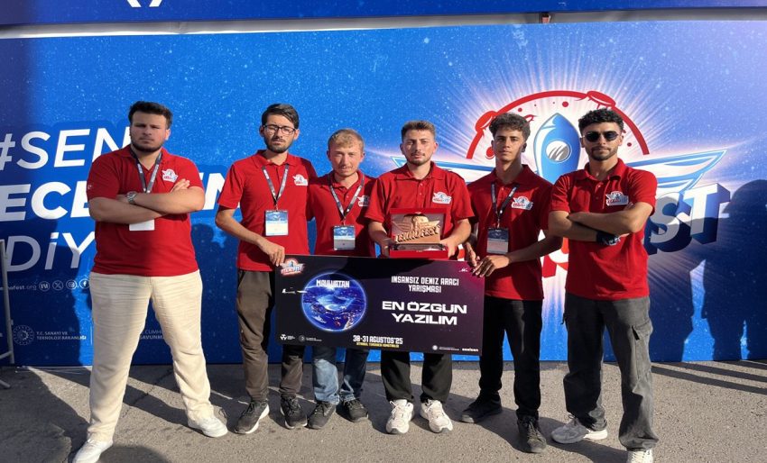 YTG SANCAKTAR TAKIMI TEKNOFEST’TE OTONOM DENİZ ARACIYLA ÖNE ÇIKTI