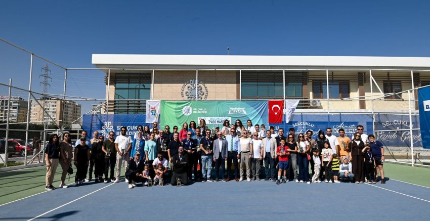 SELÇUKLU TENİS TURNUVASI’NDA MADALYALAR SAHİPLERİNİ BULDU