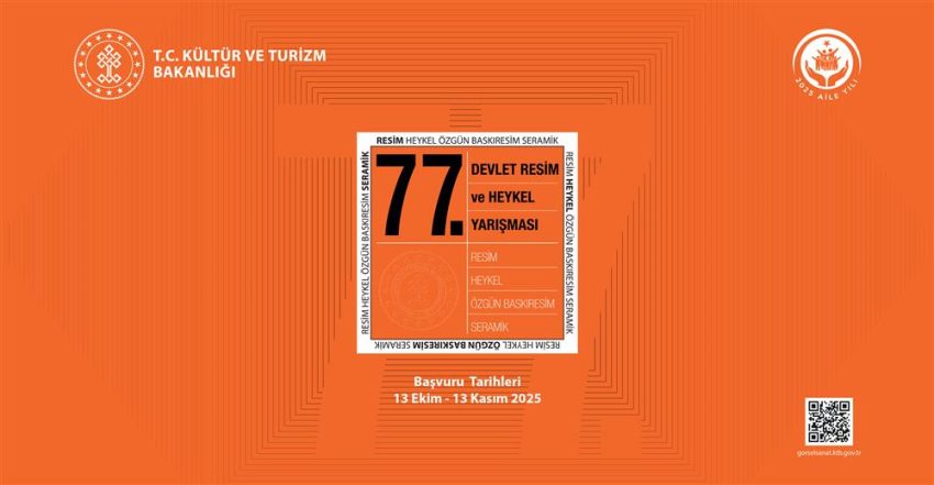 77. DEVLET RESİM VE HEYKEL YARIŞMASI İÇİN BAŞVURULAR BAŞLADI