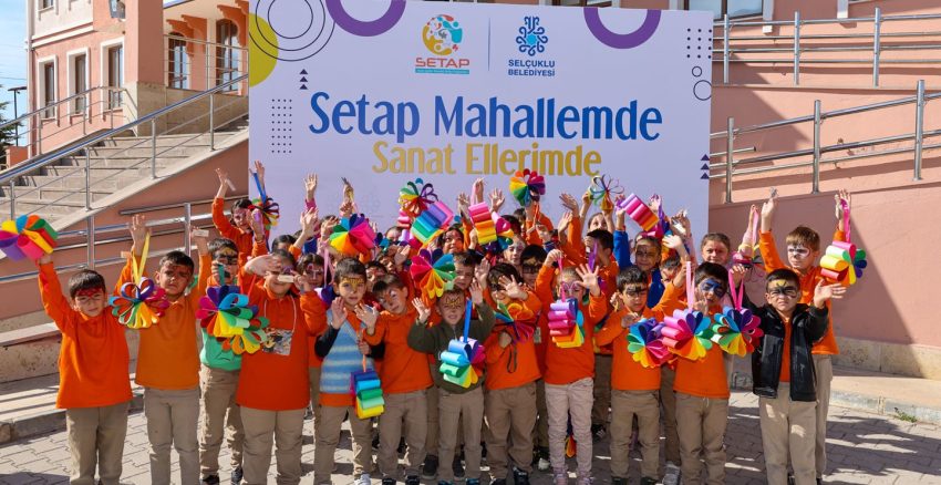 SELÇUKLU SANAT VE TASARIM ATÖLYESİ’NDEN DIŞ MAHALLELERDEKİ ÖĞRENCİLERE SANAT ETKİNLİĞİ