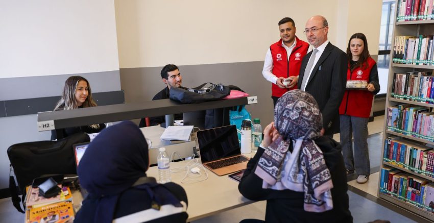 BAŞKAN PEKYATIRMACI’DAN YENİ NESİL ŞEHİR KÜTÜPHNESİ’NE ZİYARET