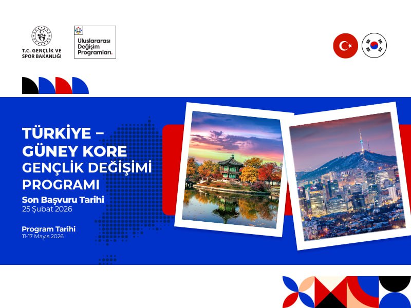 TÜRKİYE İLE GÜNEY KORE ARASINDA GENÇLİK KÖPRÜSÜ