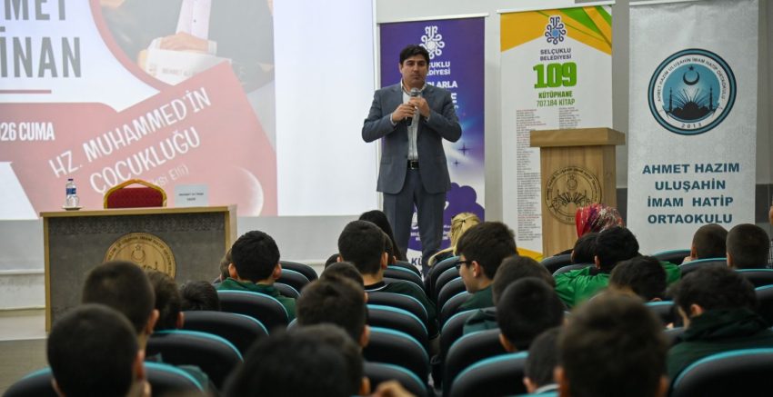 SELÇUKLU’DA “OKUR-YAZAR BULUŞMALARI” ÖĞRENCİ VE YAZARLARI BİR ARAYA GETİRİYOR