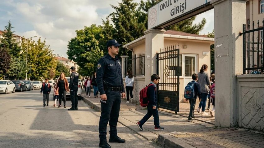 OKULLARDA GÜVENLİK ALARMI: HER EĞİTİM KURUMUNA İKİ POLİS