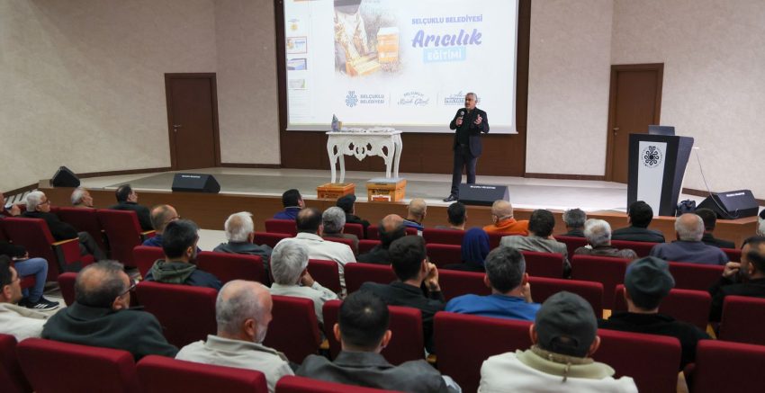 SELÇUKLU’DA ARICILIK EĞİTİMİ VE HİBE DESTEĞİ SÜRÜYOR