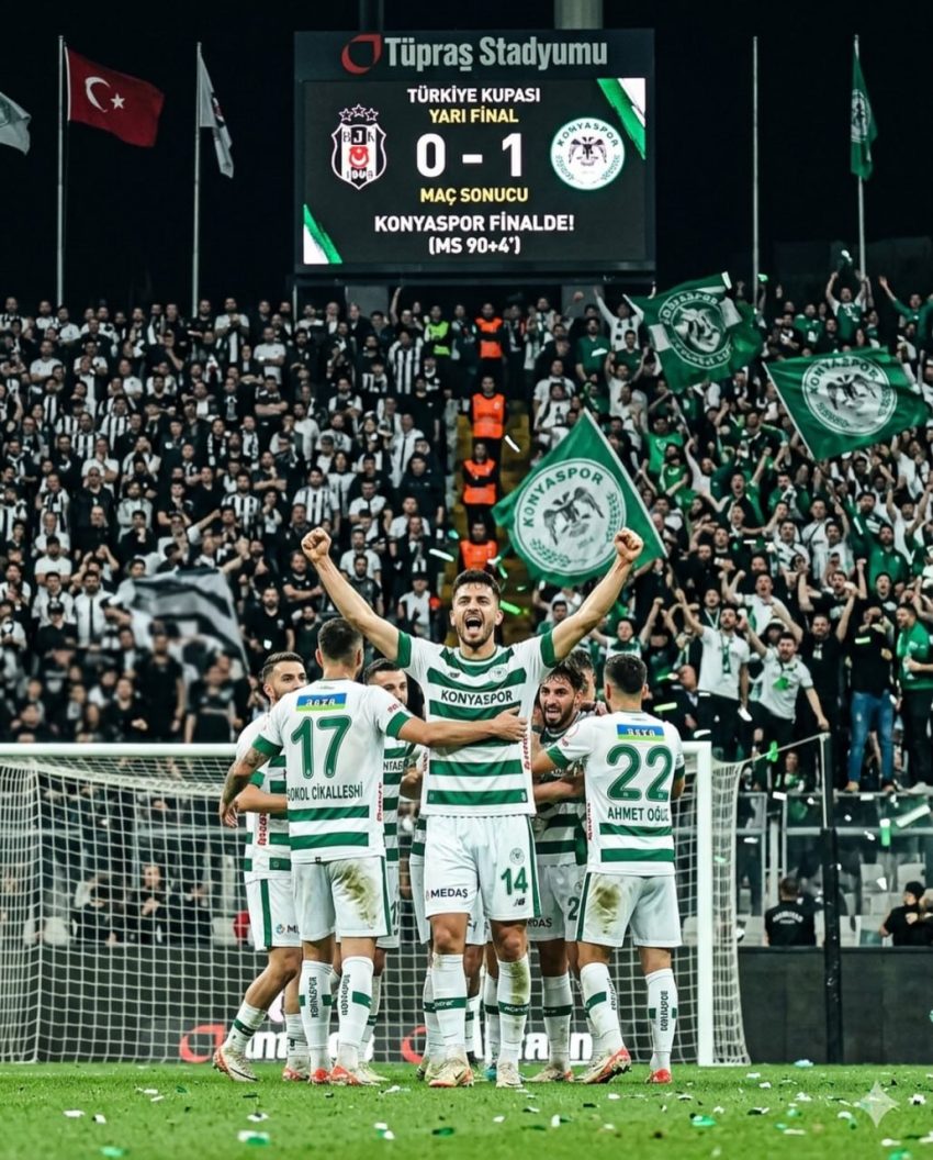 KONYASPOR, TÜRKİYE KUPASI’NDA FİNALE YÜKSELDİ