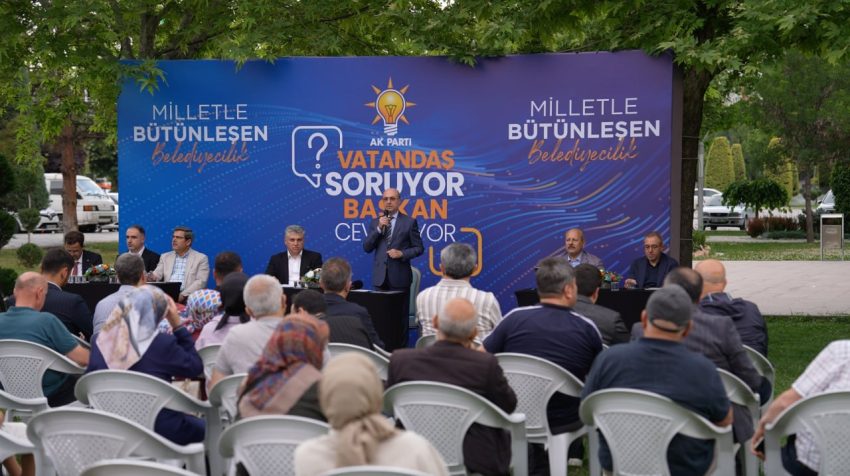 SELÇUKLU’DA VATANDAŞ SORUYOR BAŞKAN CEVAPLIYOR BULUŞMASI