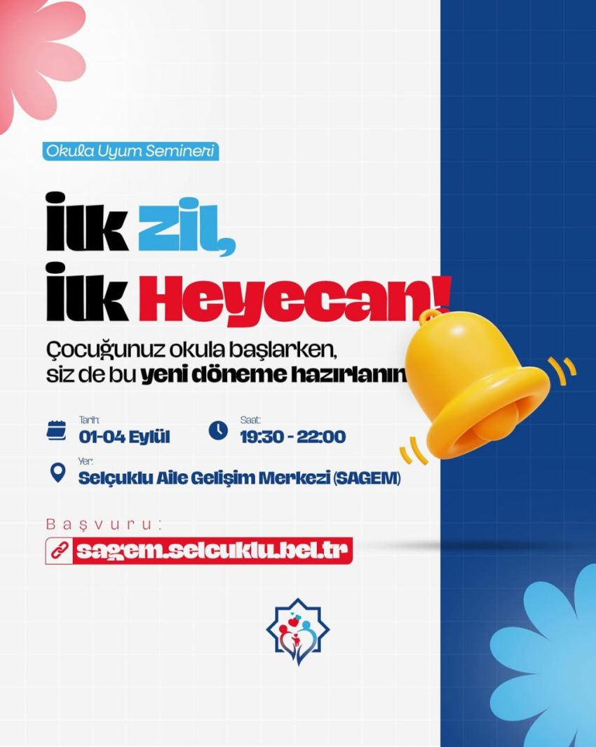 SELÇUKLU’DA OKULA UYUM SÜRECİ AİLELERLE BİRLİKTE ELE ALINDI